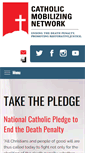Mobile Screenshot of catholicsmobilizing.org